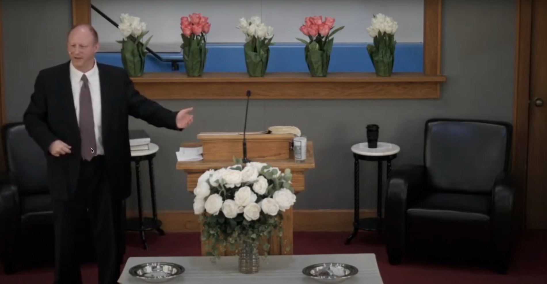 pastor preaching